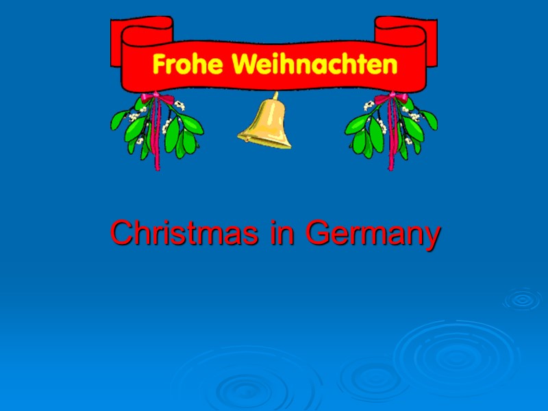 Christmas in Germany